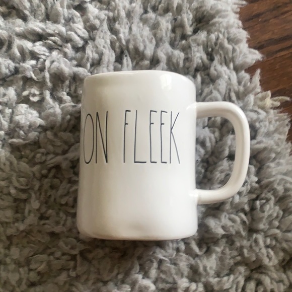 Rae Dunn ON FLEEK coffee tea cup mug - Picture 1 of 3